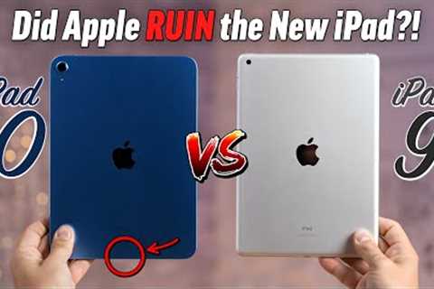 2022 iPad 10 vs iPad 9 ULTIMATE Comparison! Really Apple?