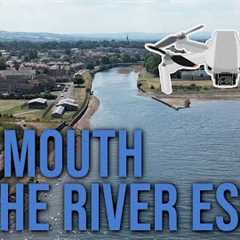 A Drone Flight Up The River Esk In Musselburgh