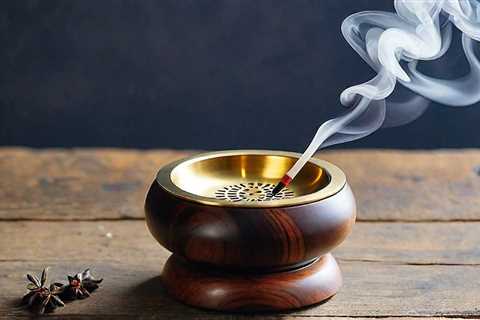 Revolutionizing Aromatherapy: A Chic Wood and Brass Incense Holder