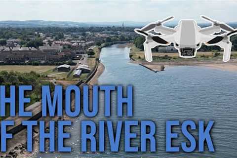 A Drone Flight Up The River Esk In Musselburgh