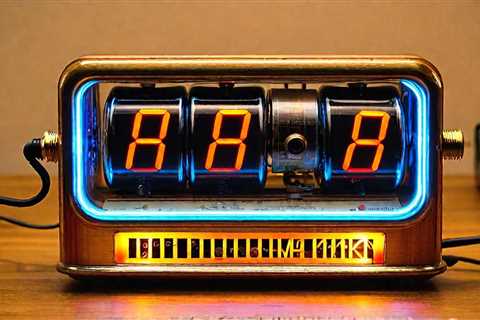Step Back in Time with a Modern Twist: The Nixie Tube Vintage Clock