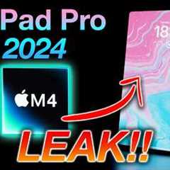 BIG NEWS! M4 LEAK for 2024 iPad Pro - M3 CANCELLED!