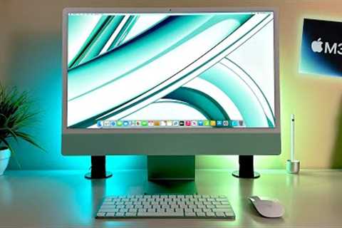 NEW 2023 24 M3 Apple iMac (GREEN) - Unboxing, Review & Tour | Best Value PC on the Market?