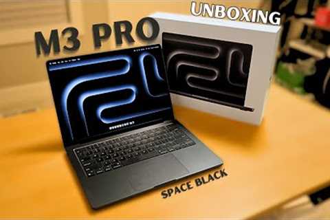Macbook Pro 14 (M3 Pro) UNBOXING! *Space Black*