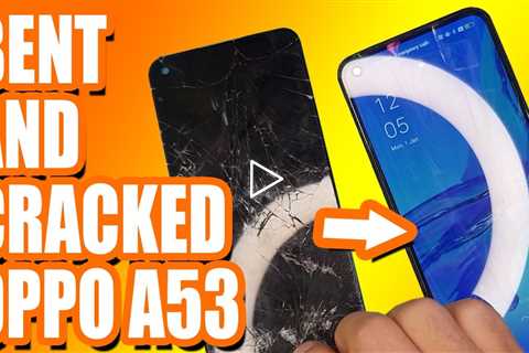 CRACKED SCREEN, BENT FRAME! Oppo A53 Screen Replacement | Sydney CBD Repair Centre