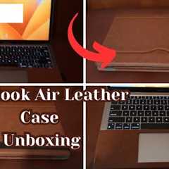 Amazon MacBook Air M1 Leather Case  #amazon #apple #macbookair#leather