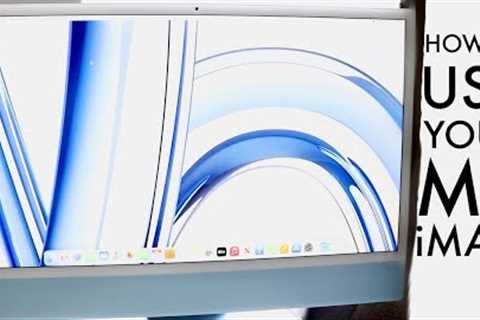 How To Use Your M3 iMac! (Complete Beginners Guide)