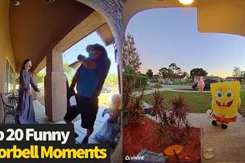 Top 20 Funniest Doorbell Camera Moments (Try Not To Laugh)