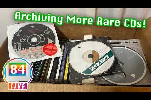 Live: Archiving More Rare Vintage Apple CDs!