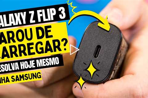 Meu celular parou de carregar? Conecta mas não carrega? Troca de Conector Samsung Z Flip 3