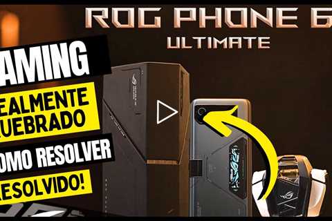 Meu Celular Caiu e Está Com Tela Quebrada Asus Rog Phone 6 Ultimate