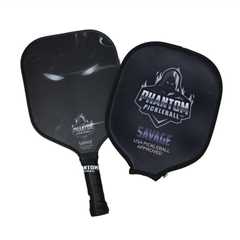 PHANTOM SAVAGE 13MM T800 Carbon Fiber Pickleball Pro Paddle with Cover (Steel) for $119