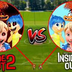Drone Catches EVIL RILEY & EVIL EMOTIONS vs RILEY & EMOTIONS FROM INSIDE OUT 2 MOVIE IN..