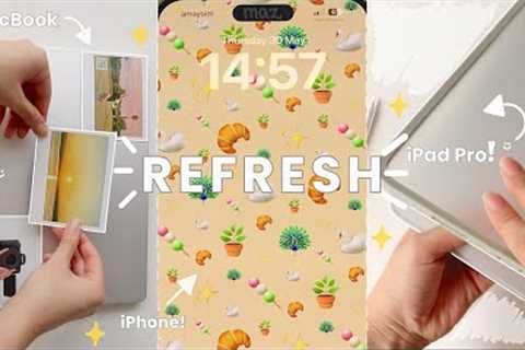 REFRESH iPhone iPad MacBook Pro *new cases, lock screens & apps!*