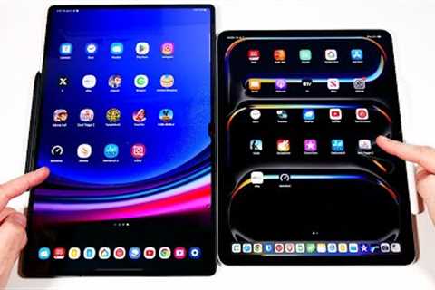 Galaxy Tab S9 Ultra vs iPad Pro M4 Full Comparison