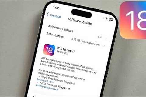 How To Download iOS 18 Beta 1 NO COMPUTER on Day 1! (FREE Developer Beta)