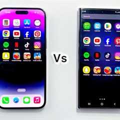 iPhone 14 Pro max vs Samsung galaxy s23 ultra speed test
