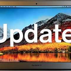 How to Update Macbook Air - High Sierra to Latest Version