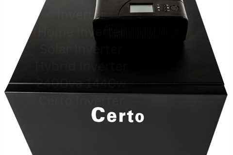 Certo 2400VA Inverter for home with Lithium Batteries » Cooper Power