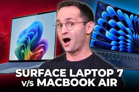 Surface Laptop 7 vs MacBook Air M3 - The ULTIMATE Battle