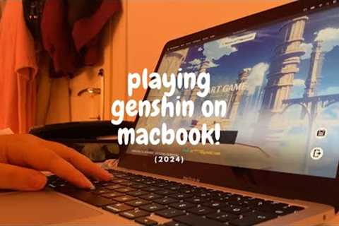 playing Genshin impact on MacBook air m1 (2024)