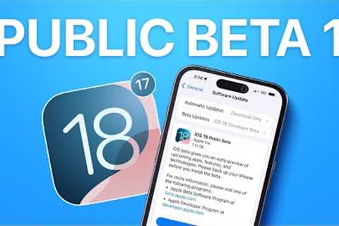 iOS 18 Public Beta 1 - Watch This Before You Update!