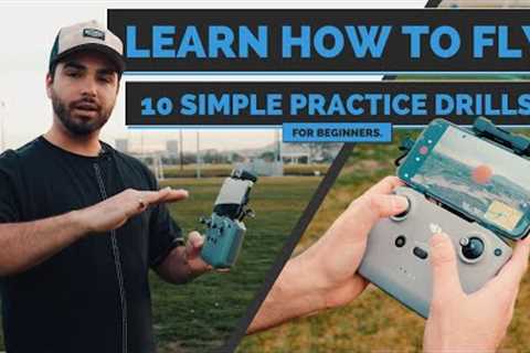 Learn How To Fly A Drone | 10 Simple Practice Drills For Beginners + PDF Guide