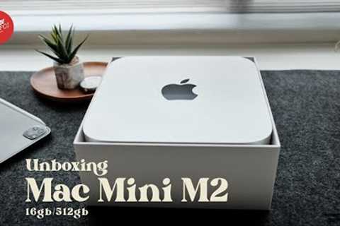 Unboxing the Powerful Mac Mini M2 in 2024: 16GB RAM & 512GB SSD | First Impressions & Setup