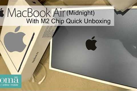 13-inch Apple MacBook Air with M2 chip Quick Unboxing l Croma Chandrapur