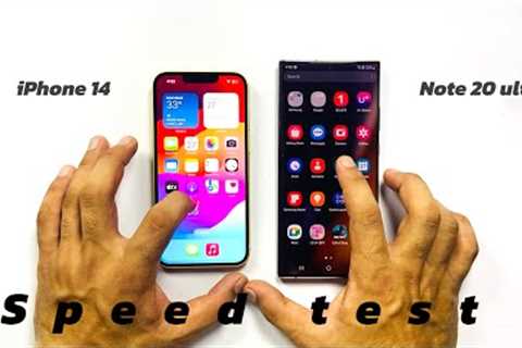 iPhone 14 vs Samsung Note 20 Ultra Speed Test - Shocking Results!