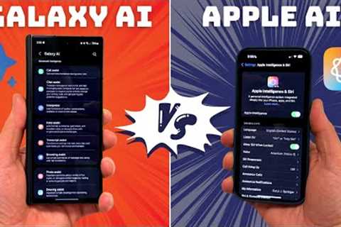 Samsung Galaxy AI (One UI 6.1.1) vs Apple Intelligence (iOS 18.1) - Which one is Better?