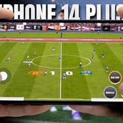 iPhone 14 Plus test game EA SPORTS FC MOBILE 24 2024