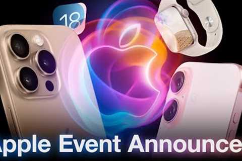 Apple Announces iPhone 16 It''s Glowtime Event!