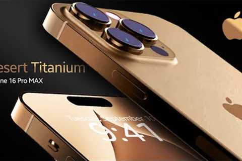 iPhone 16 Pro MAX Desert Titanium — 2024 Trailer & Introduction | Apple iPhone 16