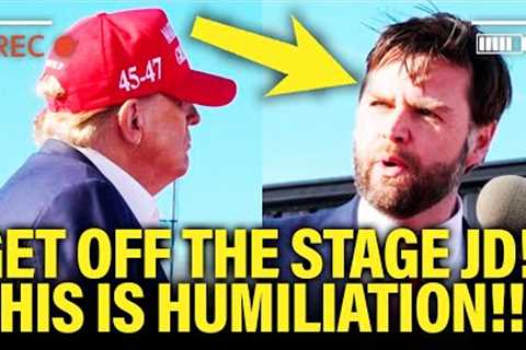 Trump PISSED OFF as JD BOMBS ON STAGE at Speech