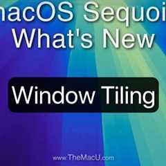 How to use the new Window Tiling feature in macOS Sequoia! #apple #macos #macossequoia #desktop #mac