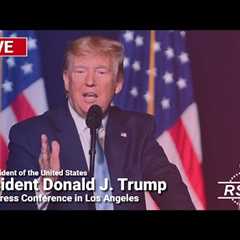 LIVE: President Trump Holds Press Conference in Los Angeles - 9/13/24