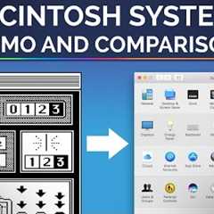 Macintosh System 1 (1984) - Demo and Comparison