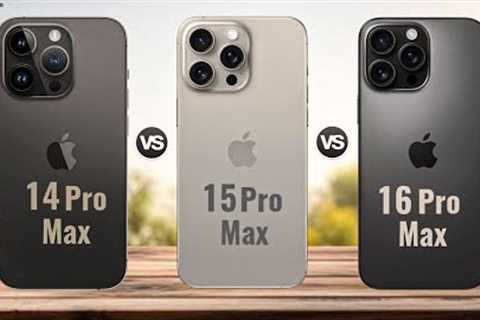 iPhone 14 Pro Max vs iPhone 15 Pro Max vs iPhone 16 Pro Max || Full Comparison