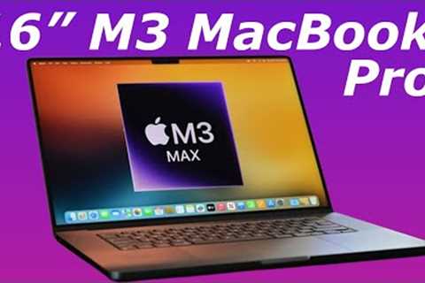 16” M3 MacBook ProThe Display – A Content Creator’s Dream