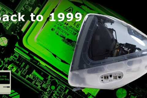 Restoring the iMac G3 SE to it''s 1999 state