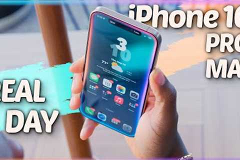 iPhone 16 Pro Max - Real Day in the Life Review!