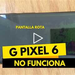 ¡Celular con pantalla rota! Cambio de pantalla de Google Pixel 6 en 2024