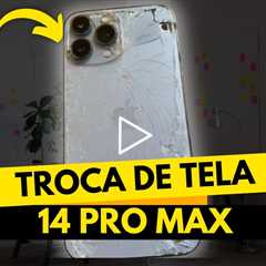 Vale a pena consertar o iPhone 14 Pro Max? Veja o resultado final! 🤯📲