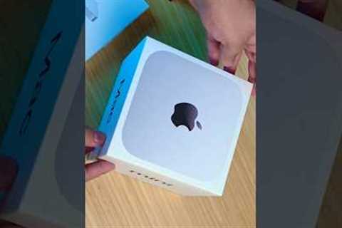 Unboxing my Mac Mini M4 ft. professional! 🧯..but Oops..spot the mistake!#macmini #m4
