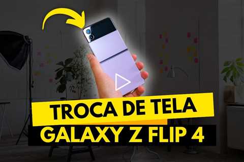Galaxy Z Flip 4 com Tela Quebrada: Veja Como Foi o Conserto!