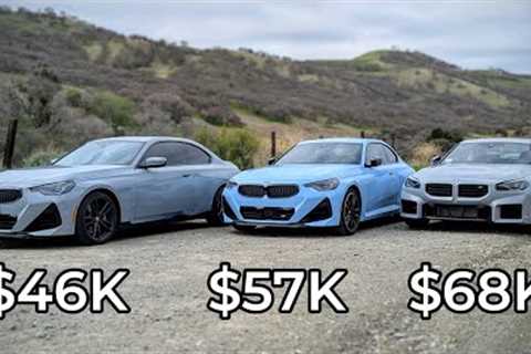 BMW 230i vs M240i vs M2 - Head to Head Review!