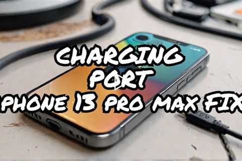 iPhone 13 Pro Max Charging Port Not Working? Sydney CBD Repair Centre Can Fix It Today