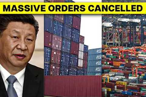 Chaos in China - Chinese Economy Bankrupt, Exports Collapse as US Cancels LARGE Orders