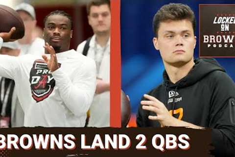 Cleveland Browns Select 2 QUARTERACKS In New Mock Draft | DON''T RULE OUT Trade Back Into First..